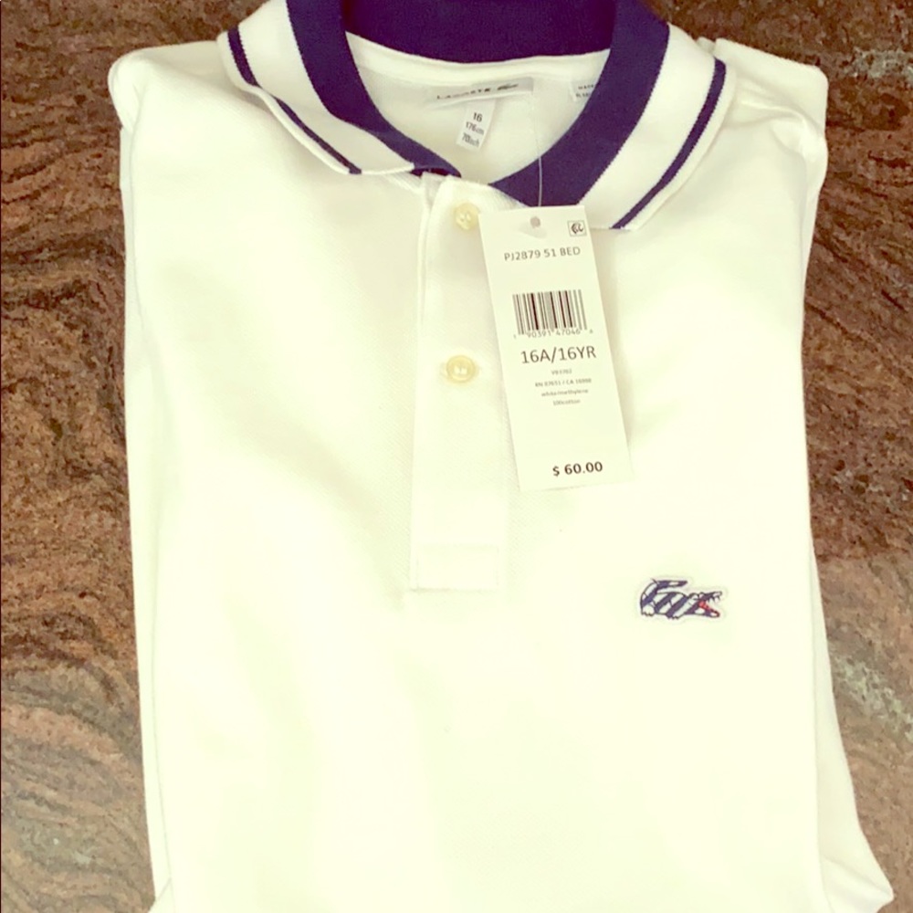 Lacoste boys polo